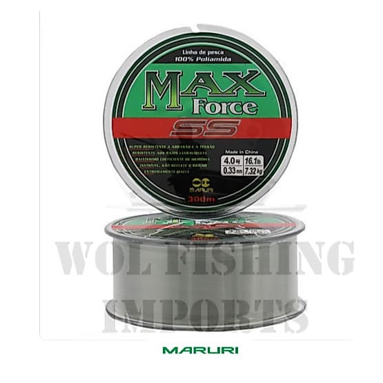 LINHA NYLON MAX FORCE SS - MARURI 150MTS