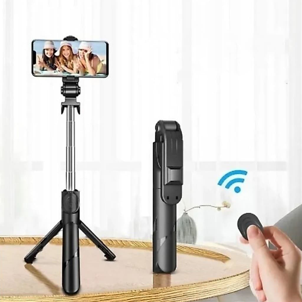 Bastão Pau de Selfie Retrátil Bluetooth suport tripé para celular com controle FANG Store