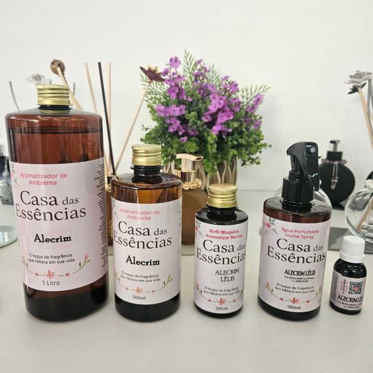 Alecrim Aromatizador 1l 500ml Home Spray 350ml Essencia em Óleo 30ml Refil Nevoa 200ml Elegante