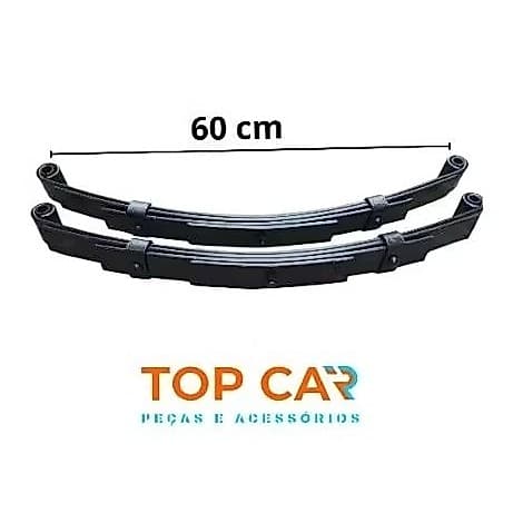Par de feixe de molas de 3 lâminas com 60cm para carretinha reboque peças para carretinhas reboque mola