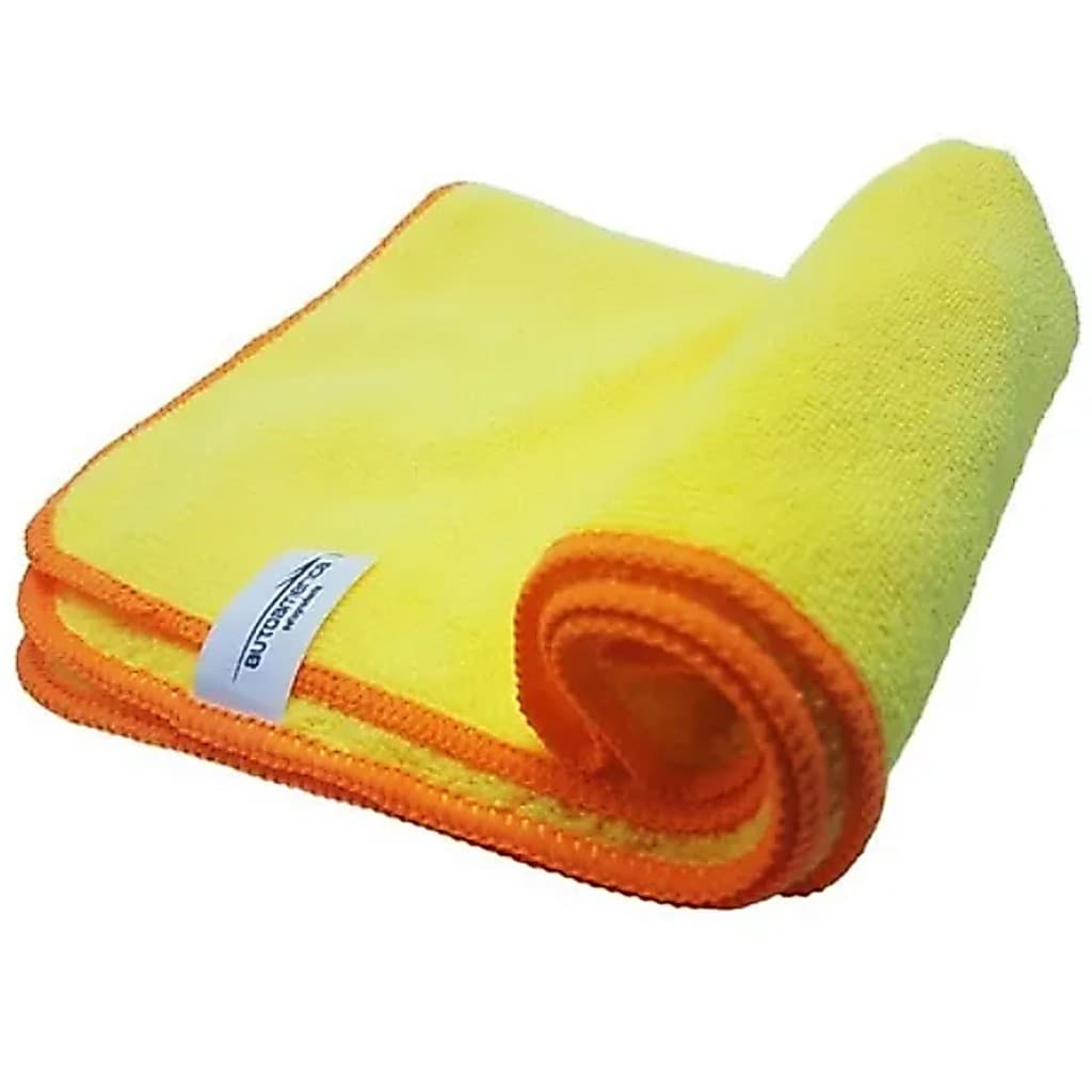 Flanela Microfibra 40x60cm Amarela Polimento 350gsm