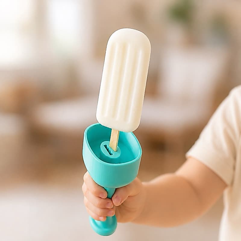 Suporte Segura Picolé Infantil Antigotejamento – Mais Conforto e Menos Sujeira para as Crianças COD-019