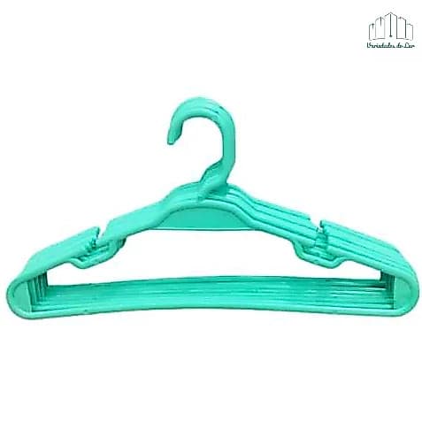 CONJUNTO CABIDE INFANTIL BEBÊ VERDE - KIT 30 PEÇAS 0 A 7 ANOS
