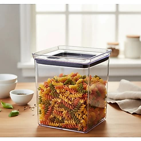 Pote Hermético Elegance 1300ml Tampa Cristal Micromax Transparente