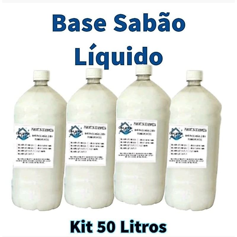 Base sabão roupas líquido cocotex - 50 litros
