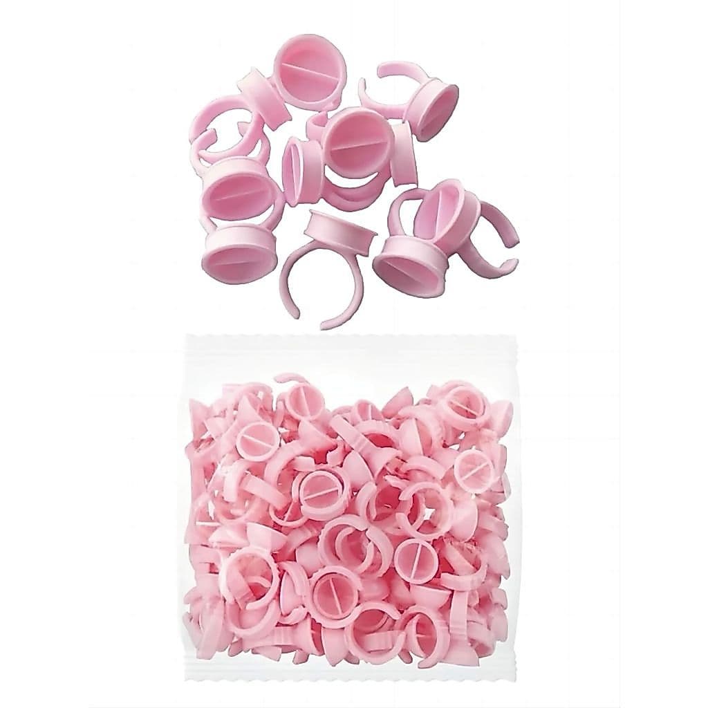 Anel De Batoque Descartável Rosa 100 Unidade