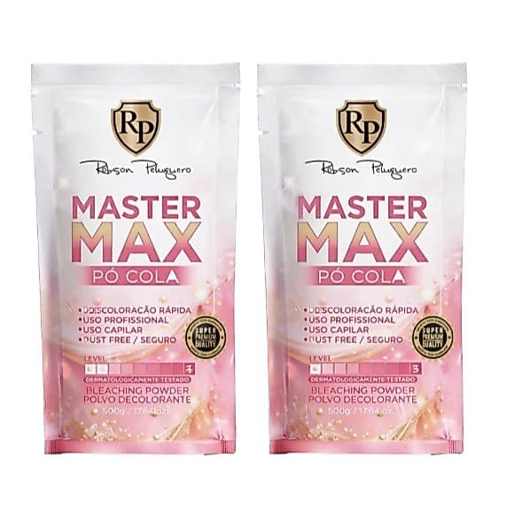 Kit 3 Pó Pó Descolorante RP Master Max Pó Cola 500g Robson Peluquero