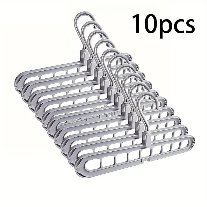 Cabides Mágico Para Roupas Reforçado Organizador Rotativo Multifuncional 9 Divisórias