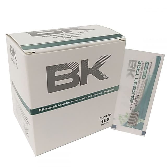 Agulha Sistêmica Para Acupuntura BK com 1000 Unidades