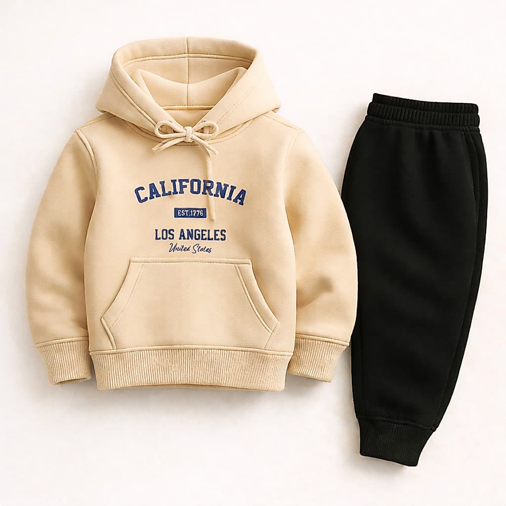 Conjuntinho Moletom e Calça Infantil Estampada Personalizada Kids
