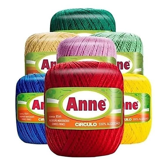 Linha Anne 65m 100% Algodão - Círculo
