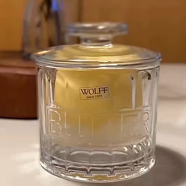 Manteigueira Francesa Vidro Cristal Harmony Wolff - Manteiga Sofisticado Elegante Praticidade