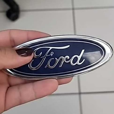 Emblema Ford Azul Logotipo Mala Grade Belina Escort Ka Del Rey Courier Pampa