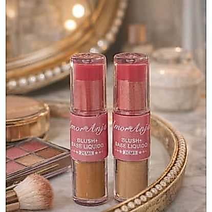 Corretivo e Blush Liquido 2 em 1 Amor Anjo