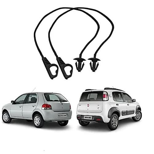 Par Cordão Do Bagagito Tampão Porta Mala Fiat Novo Uno Palio