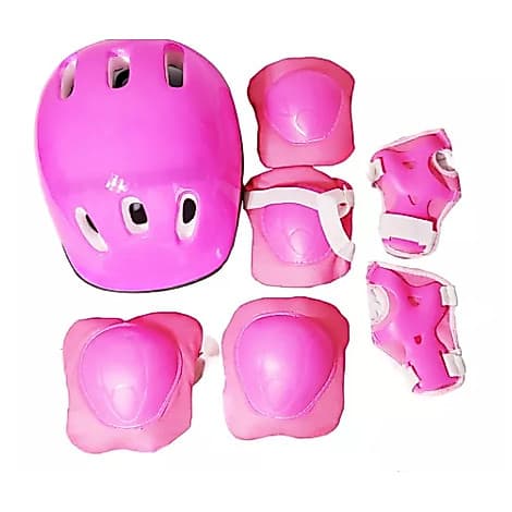 Capacete De Patins Criança serviu Ate 8 Anos Kit De Proteção Infantil Para Patinete e Skate Promoção
