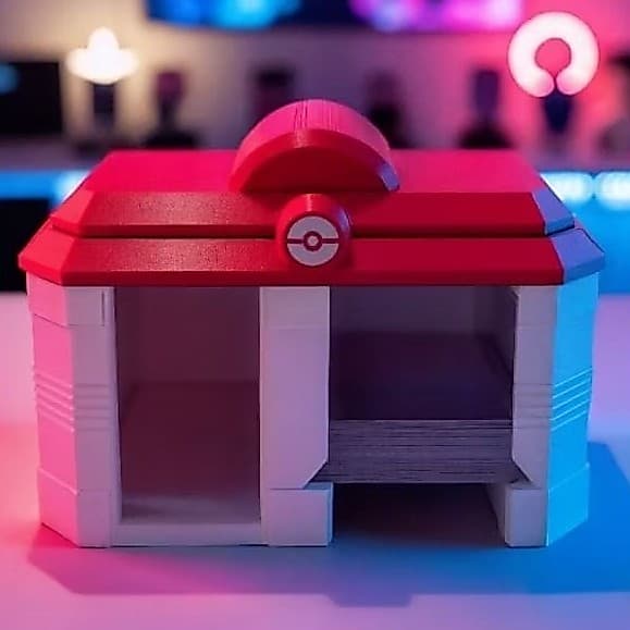 Dispensador de Sleeves e Toploader TCG pokémon anime cards colecionáveis