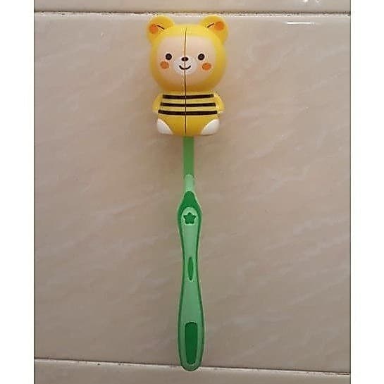 Porta escova dentes adulto ou infantil abelha abelhinha