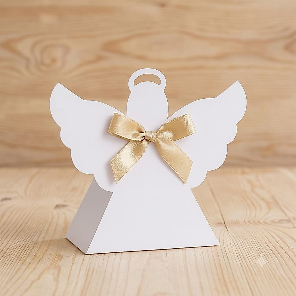 Caixa Anjinho porta bombom Anjo Lembrancinha Personalizados Decoração Festa Batizado Batismo Eucaristia Comunhão