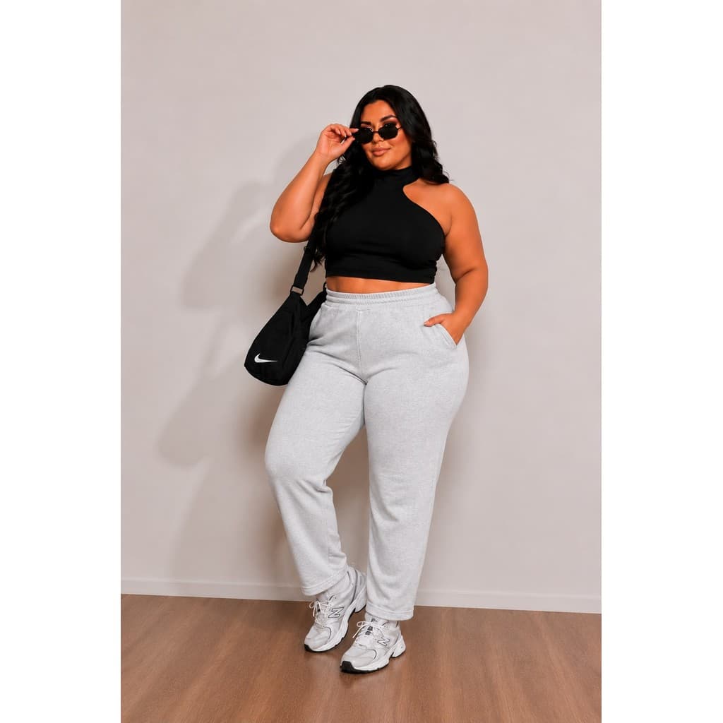 Cropped Gola Alta Recortado – Estilo Moderno e Poderoso!