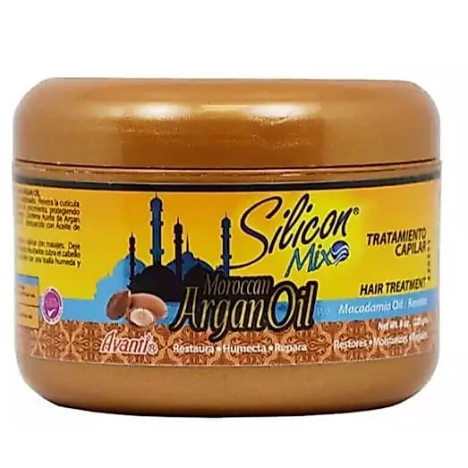 Máscara Capilar Silicon Mix Moroccan Argan Oil 225g Original Hidratação e Reparação