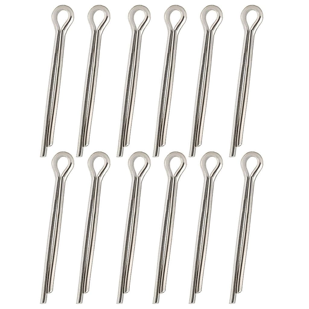 12 Peças de Pinos de Segurança para Hélice Marítima Compatíveis com Suzuki, Yamaha, Johnson/Evinrude # : 09204-03001 914