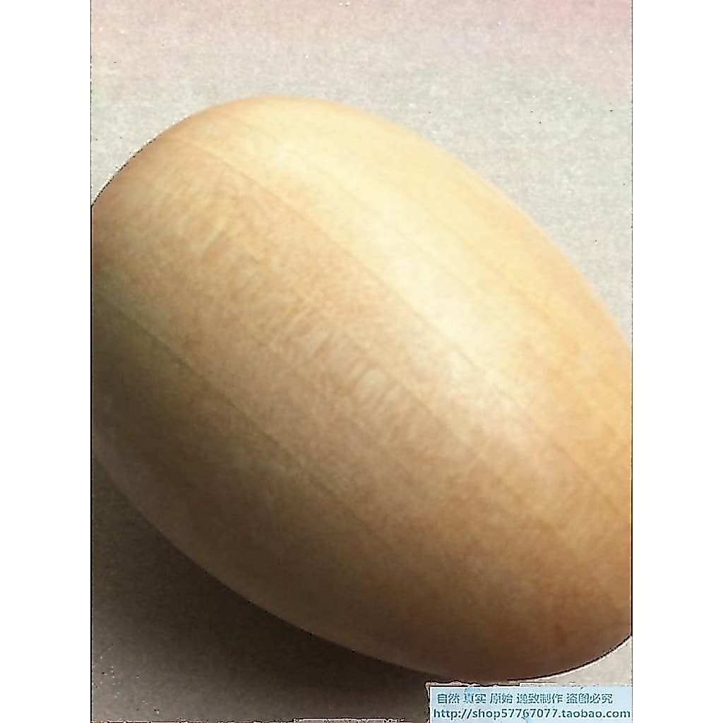 Massageador de cabeça Natural, ovos de madeira fofos, pintados à mão, também podem ser usados como uma novidade, brinque
