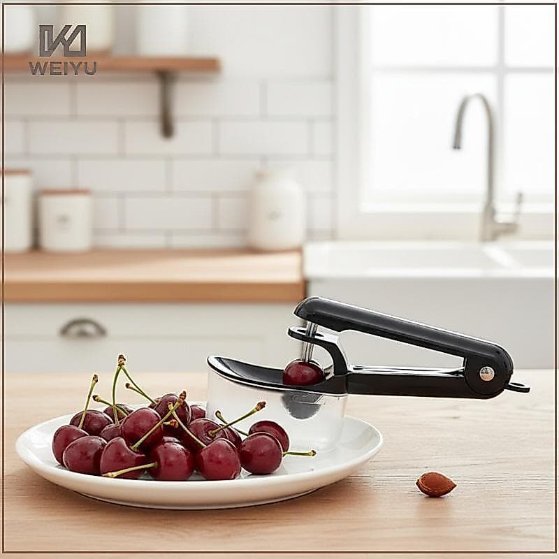WEIYU Cereja Frutas Cozinha Pitter Removedor Azeitona Corer Remover Pit Ferramenta Semente Gadge Vegetais Ferramentas BR