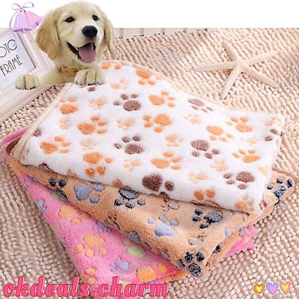 OKDEALS Tapete De Almofada Para Cachorro Macio Com Padrão E Gato Canil