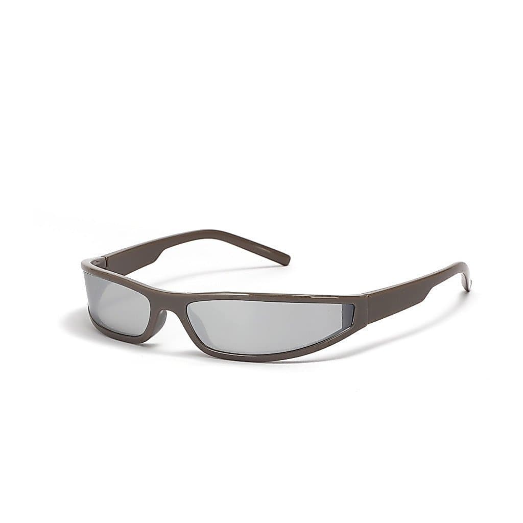 Moldura pequena única Y2K Hip-Hop Trendy Sports Sunglasses Retro Fashion You Ladies Men Driving Party Protetor solar par