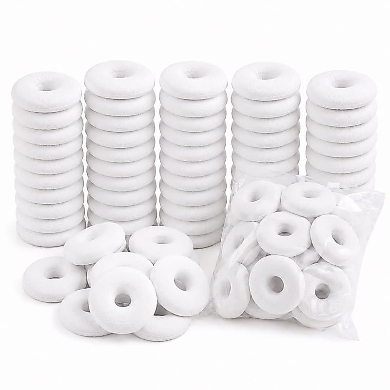 Kit 50/100 Rosquinha Amamentação Maternidade Absorvente de Seios Protetor Mamilos