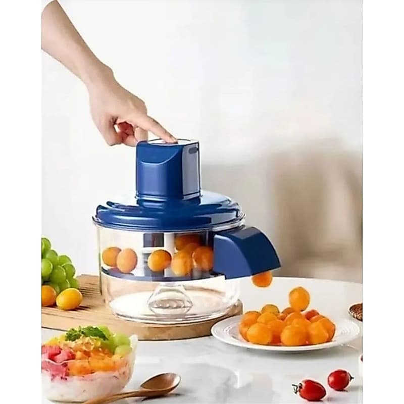 Descascador Triturador Elétrico Legume Fruta Alho Automático USB