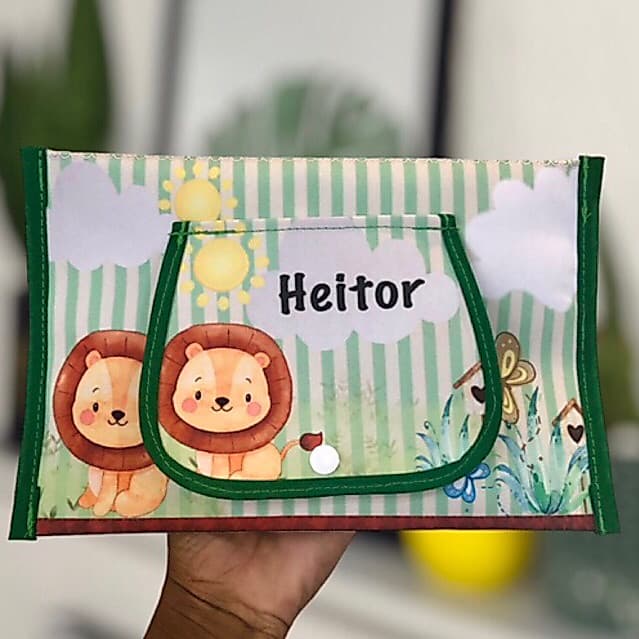 Porta lencinho umedecido personalizado