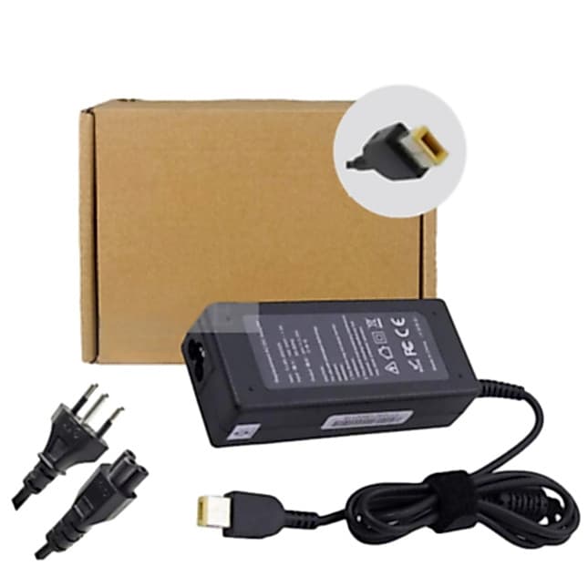 Fonte Carregador para Notebook Lenovo ThinkPad, IdeaPad, 65W 20V 3.25A Pino retangular 11x 4mm: KP-LO65A