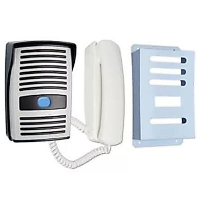 Kit Interfone Porteiro Eletrônico + Capa Aço Proteção em aço