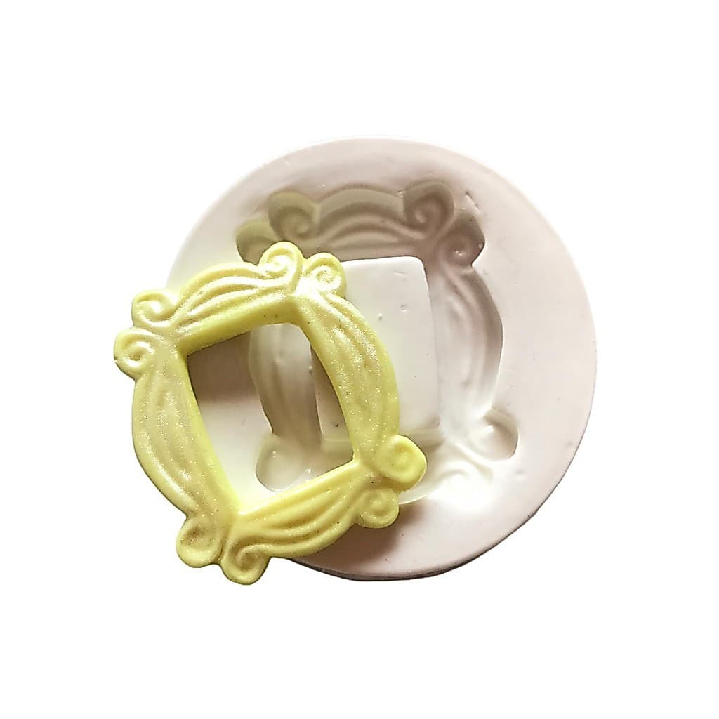 Molde De Silicone Moldura Charminho Molde Para Confeitaria Molde Para Biscuit Moldura Frinds1488