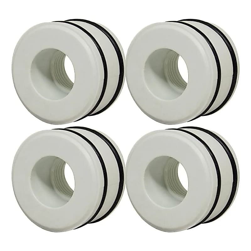 Kit Com 4 Adaptadores Para Leds Piscina Universal Brustec Tubo 50mm