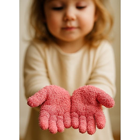 Luva Infantil Peluciada Lisa menina para inverno Criança