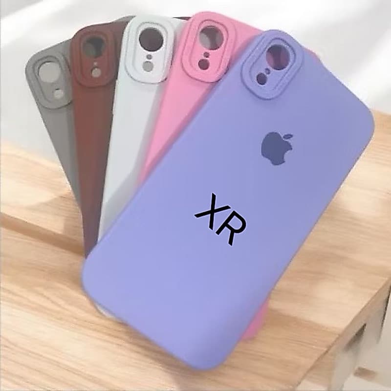 Capa Capinha Para IPhone XR Silicone Aveludada C/ Proteção na Câmera