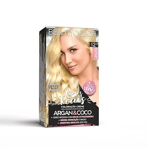 TINTA BEAUTY COLOR KIT 12.0 LOURO MUITO ESPECIAL CLARO  ESPECIAL