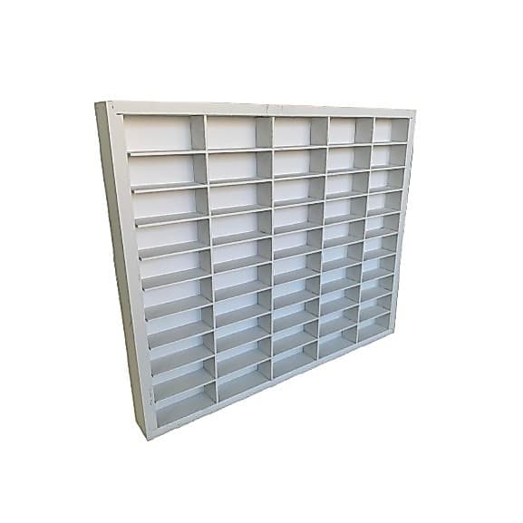 Estante Para 50 Nichos Branco  Sem Tampa 1:64