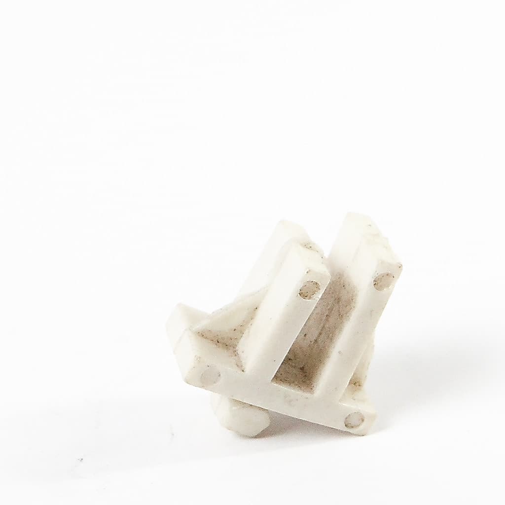 Suporte Grade Geladeira Consul 280L 340L Plástico Resistente Durável Fixa Estabiliza Bege