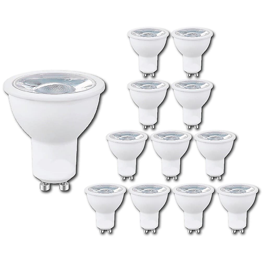 kit 12 Lampada Dicroica  led 7w mr16 gu10 bivolt 3000k 4000k 6000k para spot