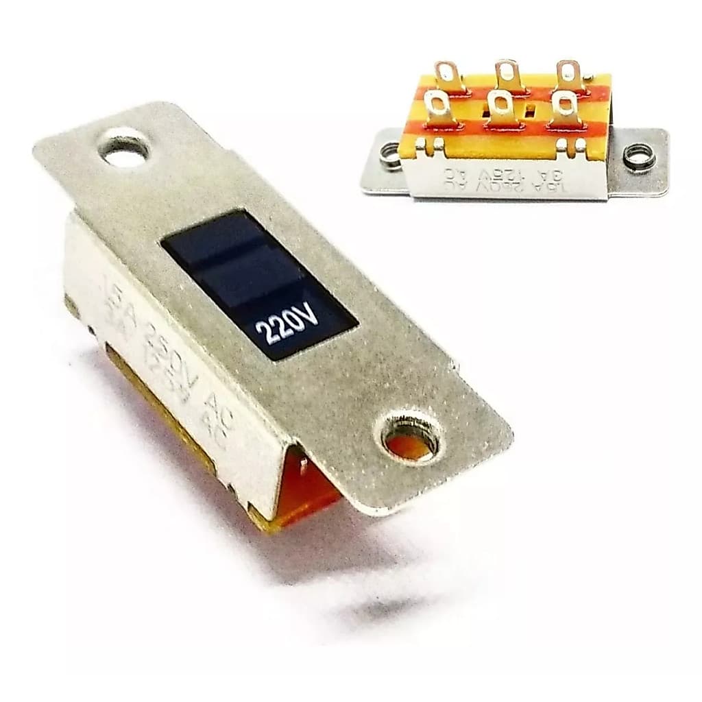 5pcs Chave Hh 2 Posições 6 Polos 110/220 Seletora Nova