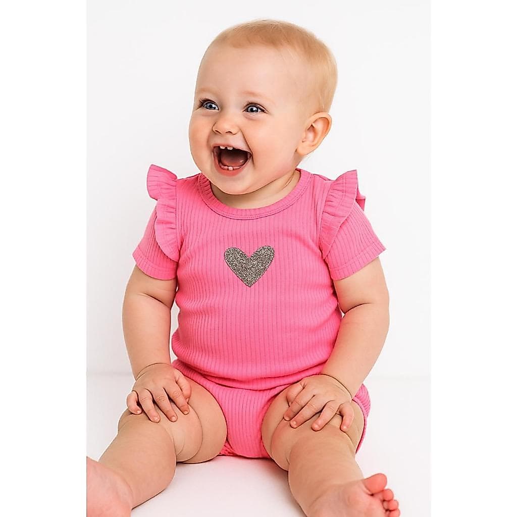 Conjunto Body e Shorts Bebê Menina