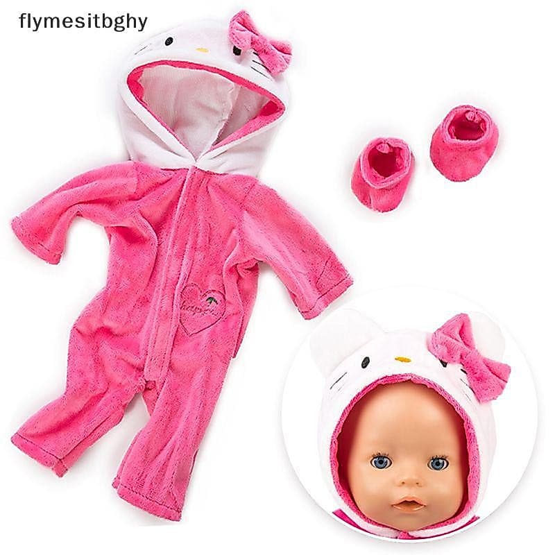 flym 1 Peça Bonecas Fofas De 43 Cm , Acessórios De Roupas Para Reborn , Macacão De Pelúcia fl