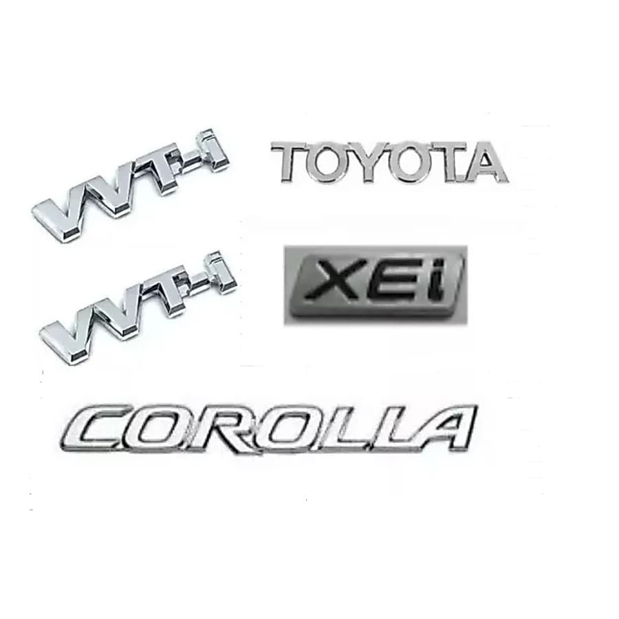 Emblema Letreiro Toyota Corolla Vvti Vvt-i Xei 2003 A 2008