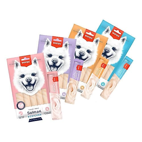 Petisco Para Cães Wanpy Creamy Truly Petisco ração pastosa Natural Premium para cachorros