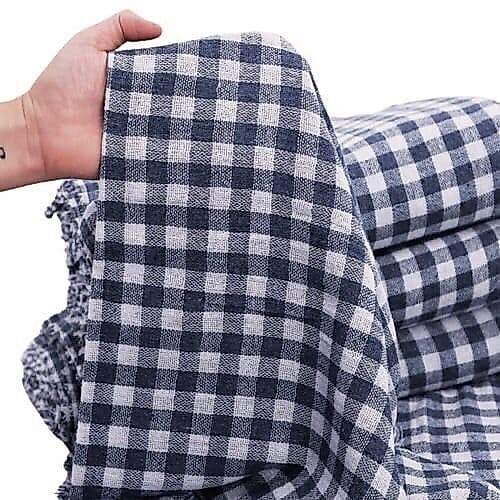 Pano de Chão Para Limpeza Multiuso Grande 70x45cm Secagem Eficiente Tecido de Algodão Duplo Alta Absorção