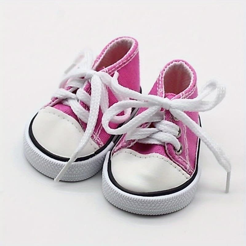 Tênis de 7cm, adequados para bonecas americanas de 18 polegadas, sapatos para bonecas de 17 polegadas (43cm), acessórios